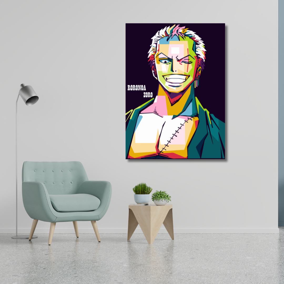 Kit para pintar por números - Roronoa Zoro One Piece