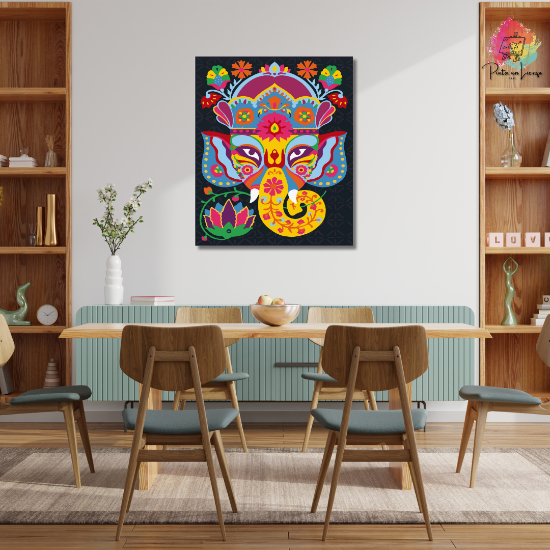 Kit pinta por números - Ganesha