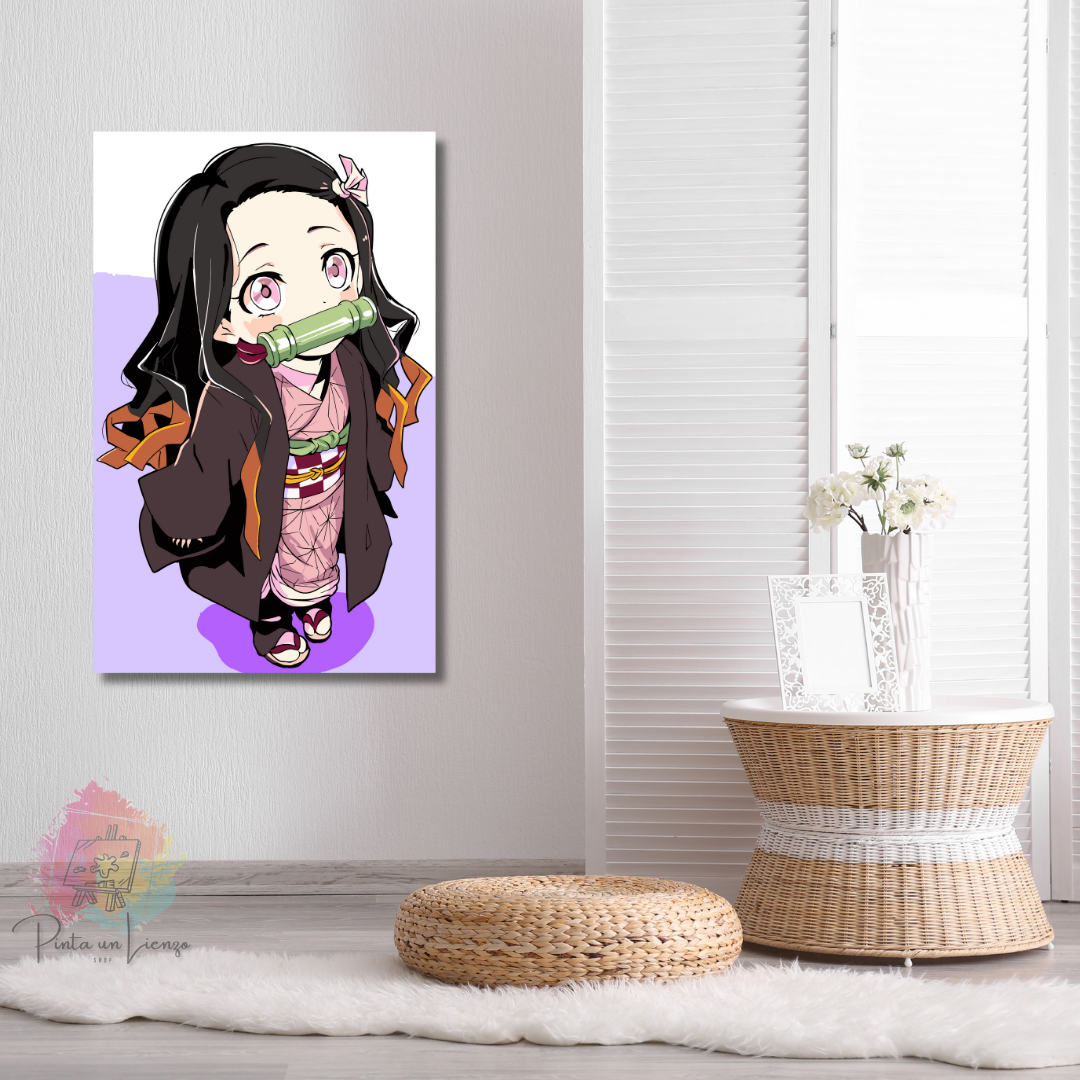 Kit para pintar por números - Nezuko Demon Slayer
