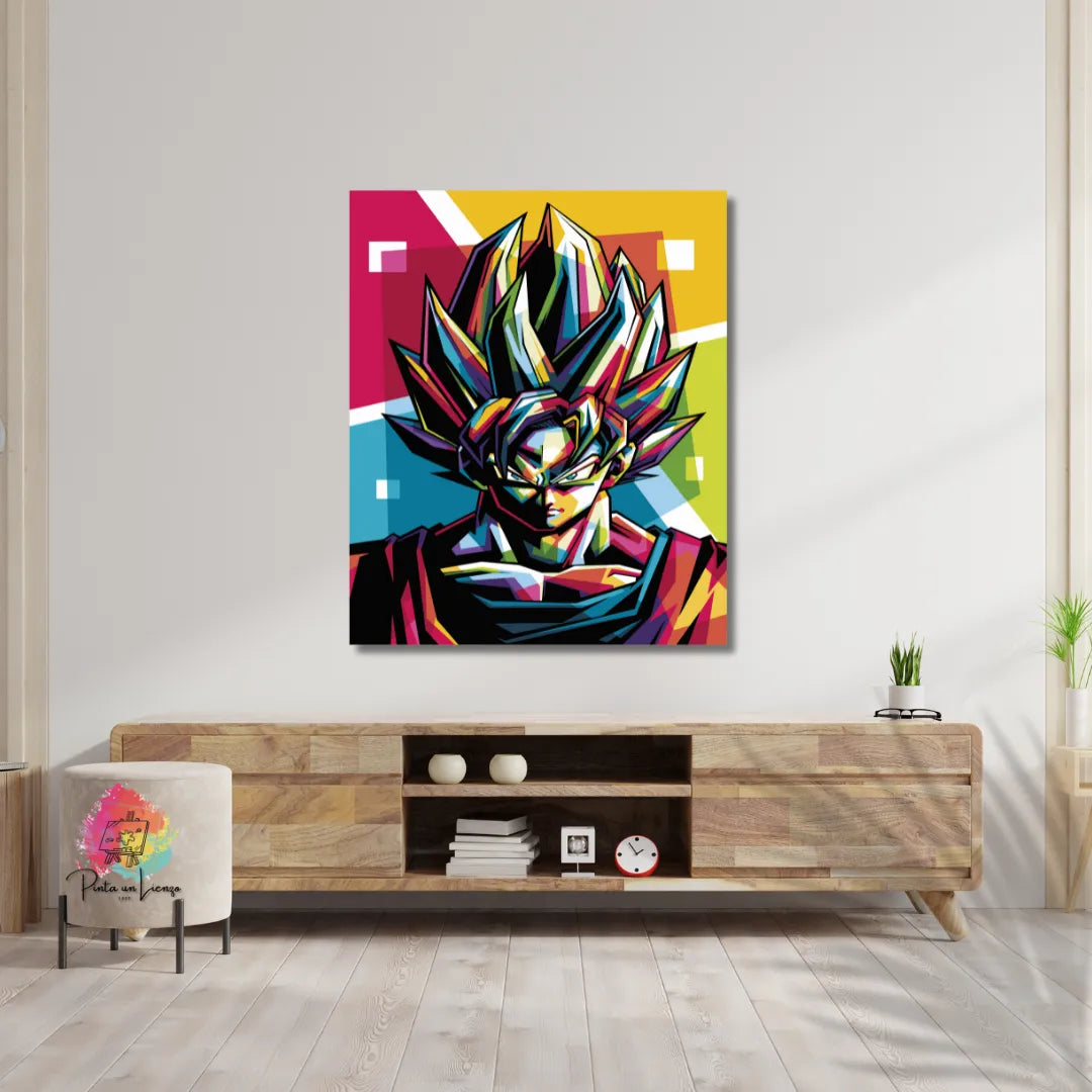 Kit de Lienzo para pintar por números - Gokú Dragon Ball Z
