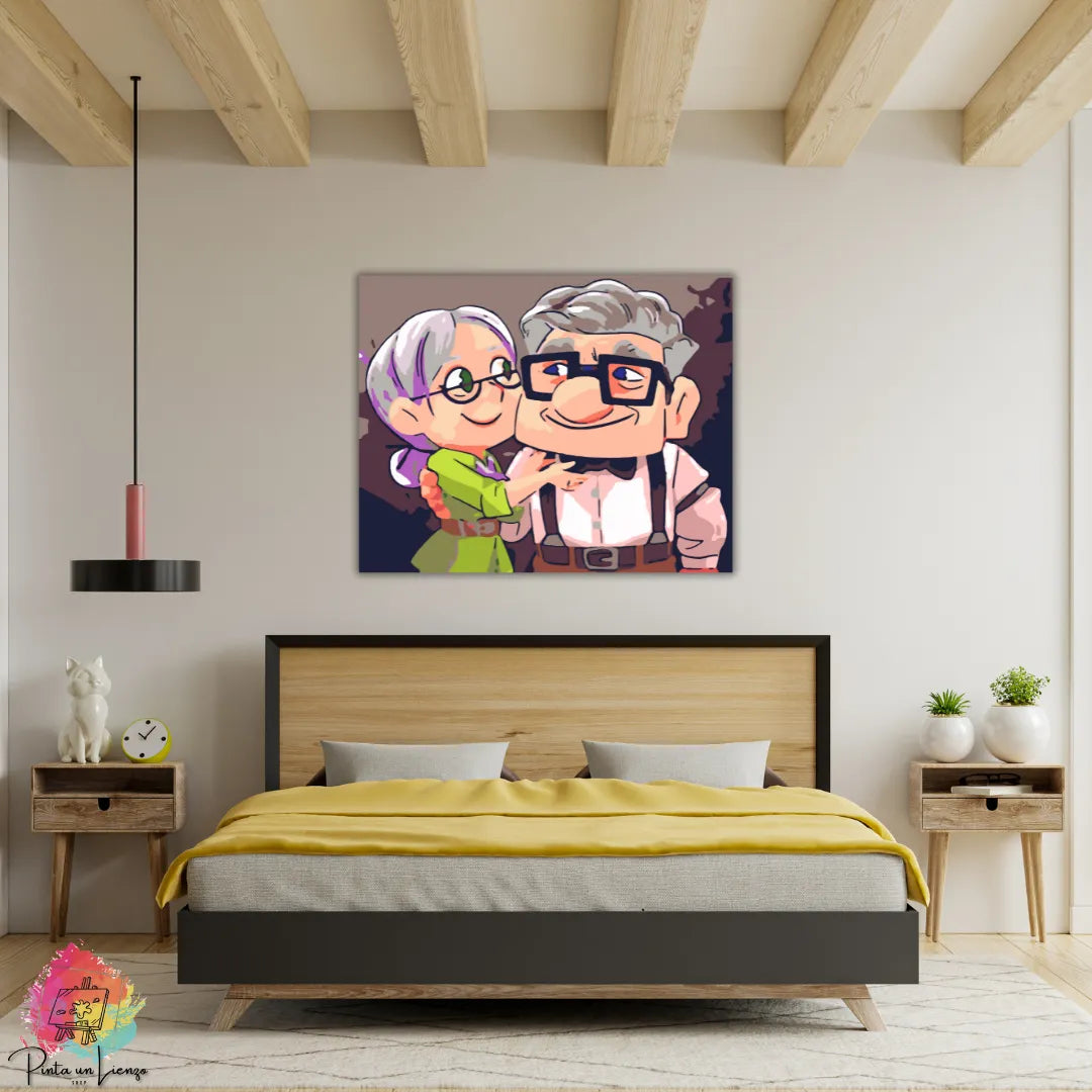 Kit de Lienzo para pintar por números - Abuelos UP