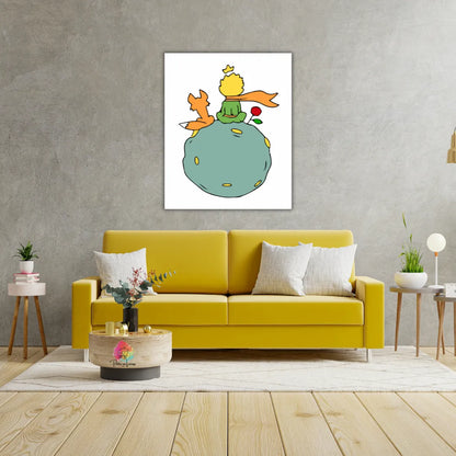 Kit de Lienzo para pintar por números - El Principito niños