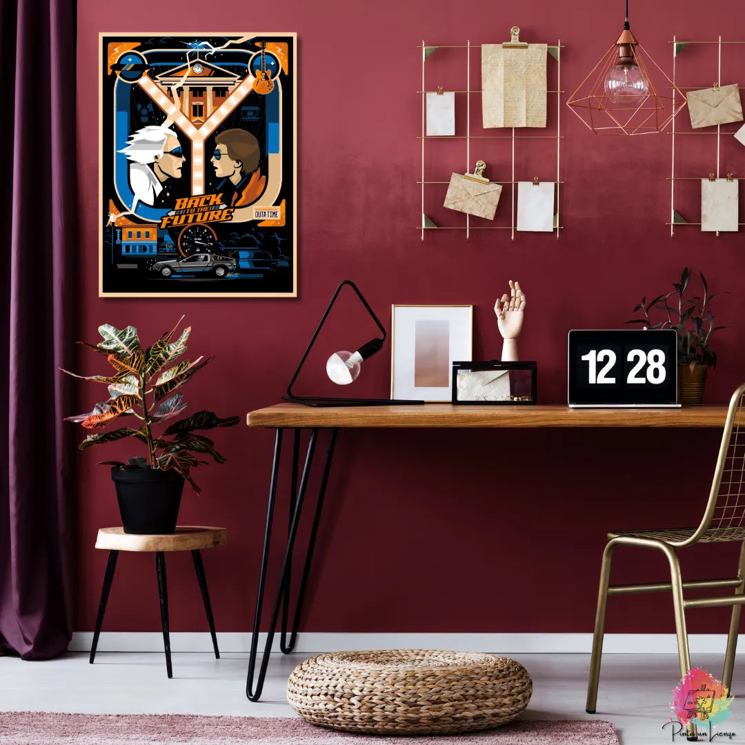 Kit para pintar por números - Back to the future (Volver al futuro)