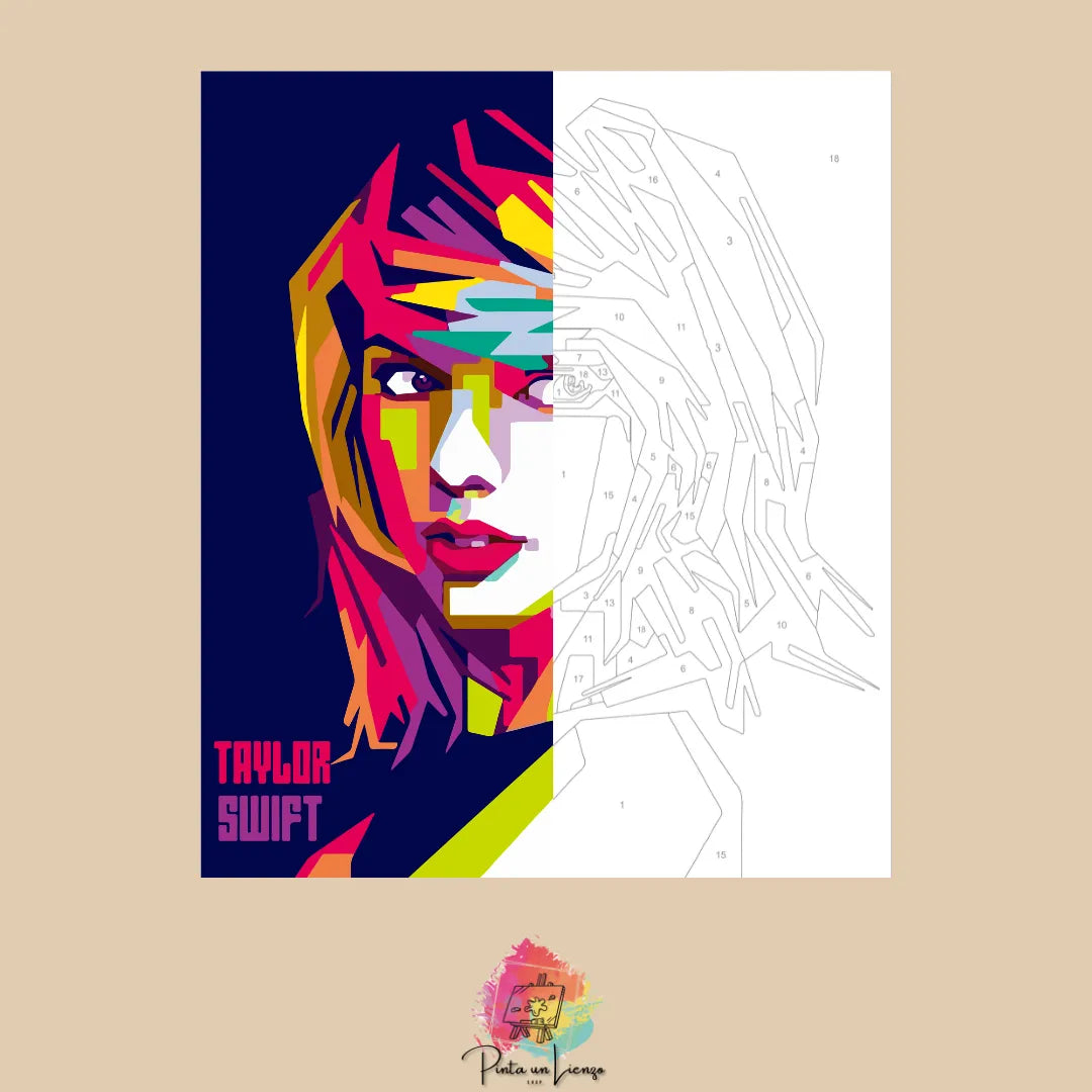 Kit de Lienzo para pintar por números - Taylor Swift