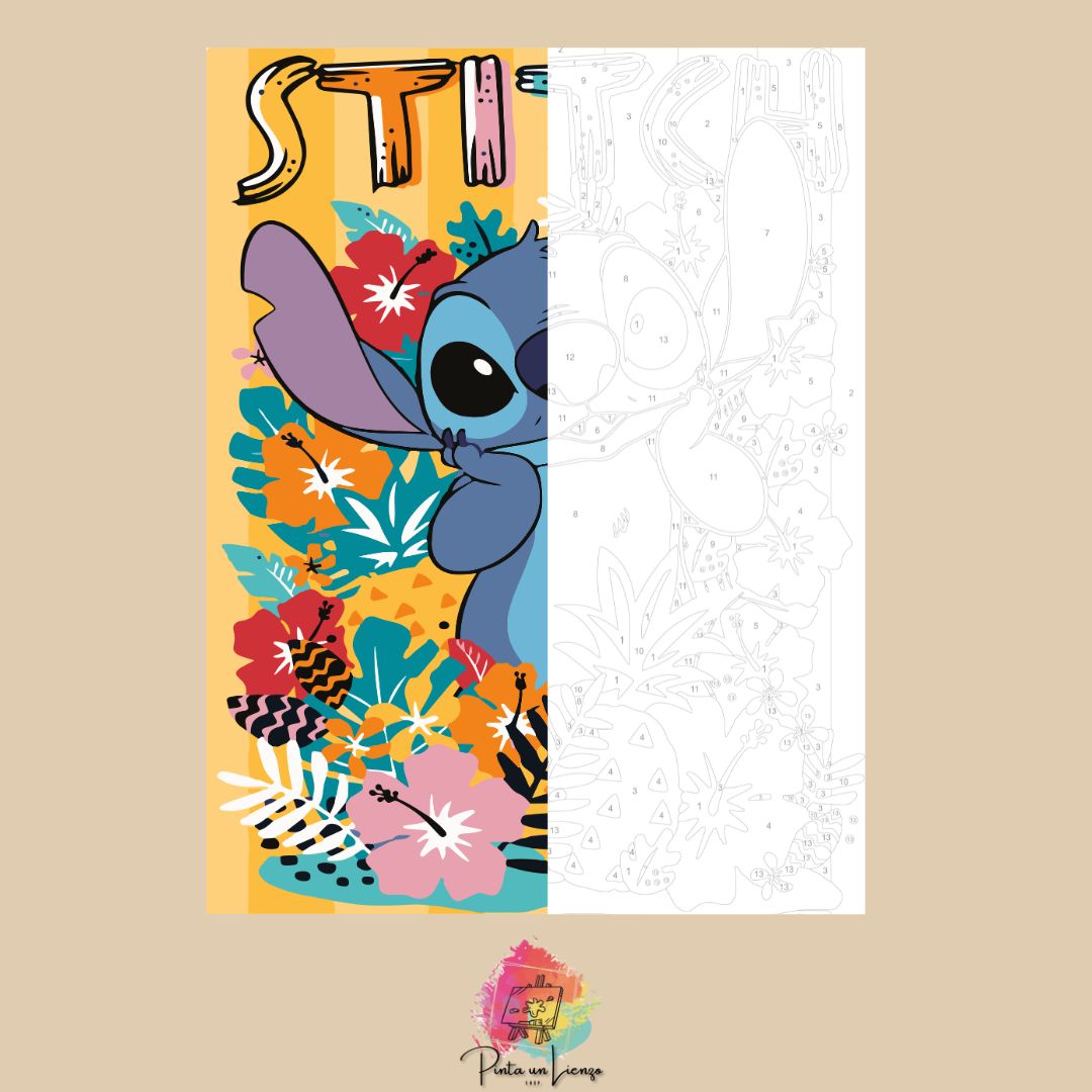 Kit de Lienzo para pintar por números - Little Stitch