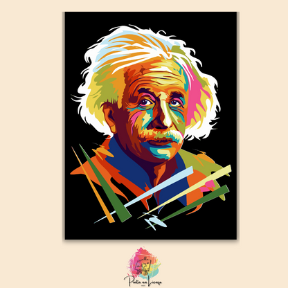 Kit para pintar por números - Albert Einstein