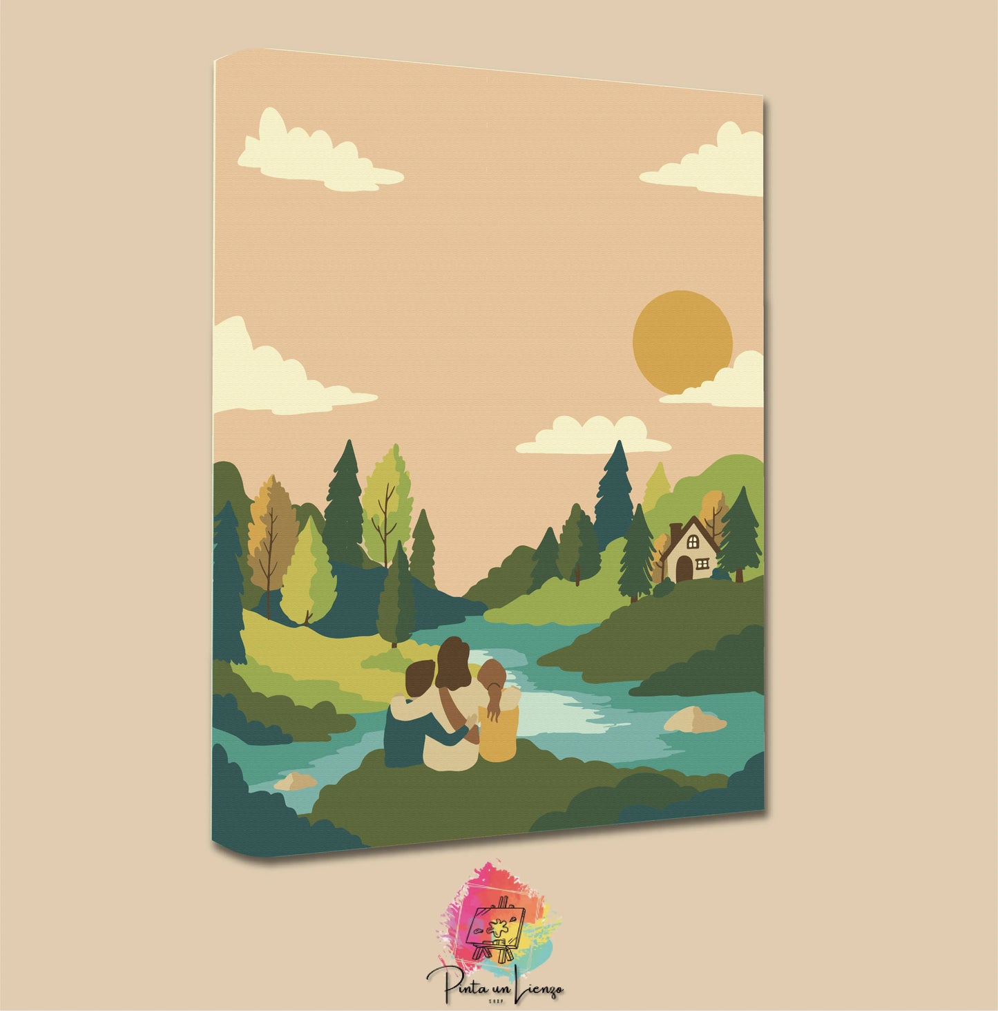 Kit para pintar por números - El Paraiso