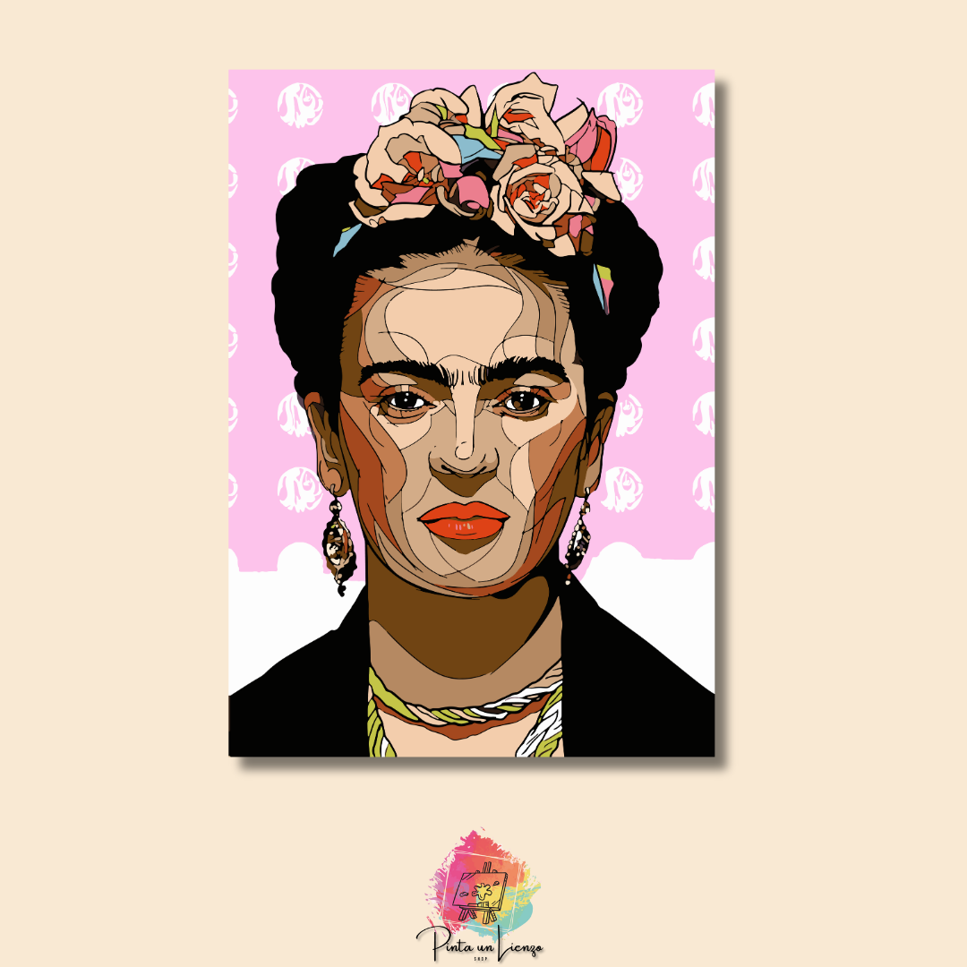 Kit para pintar por números - Frida Kahlo