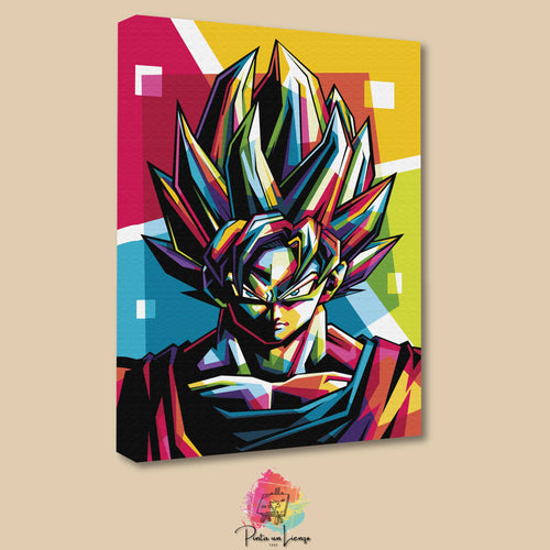 Kit de Lienzo para pintar por números - Gokú Dragon Ball Z
