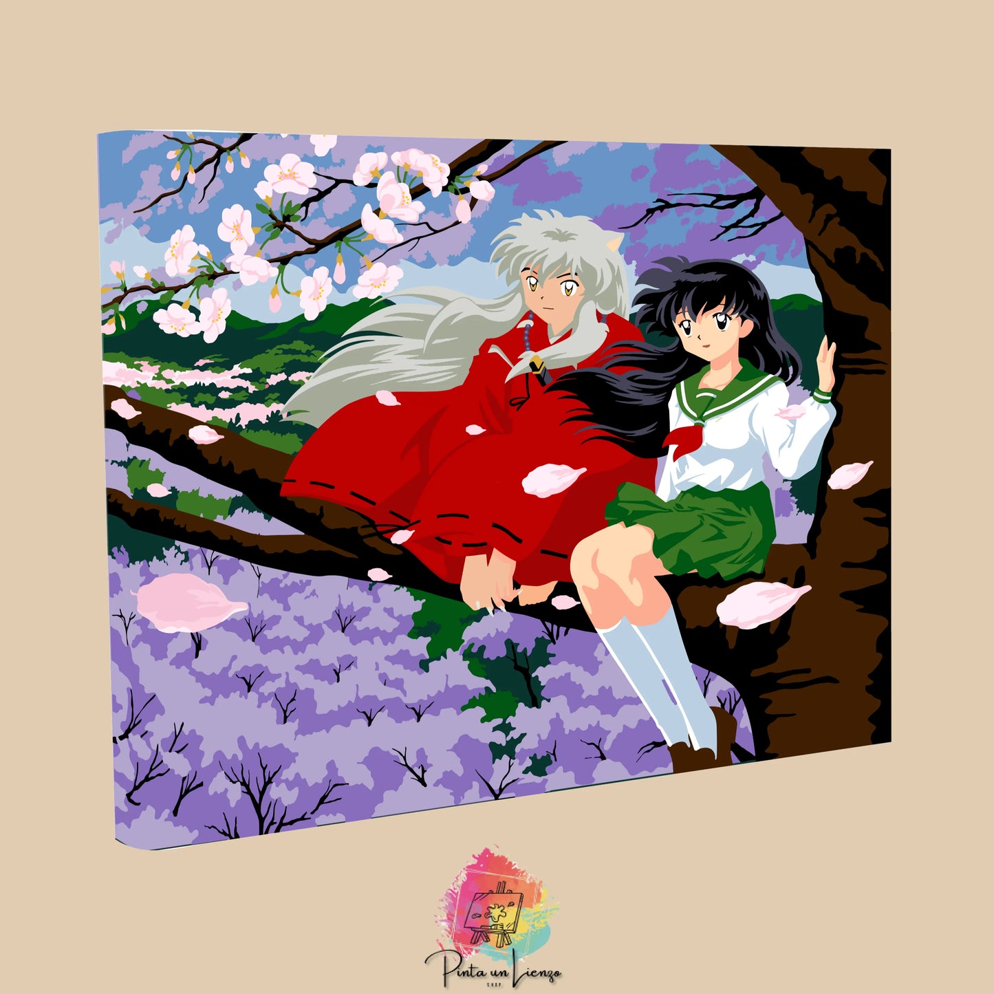 Kit para pintar por números - Inuyasha