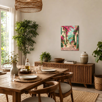 Kit para pintar por números - Jardín Mediterraneo