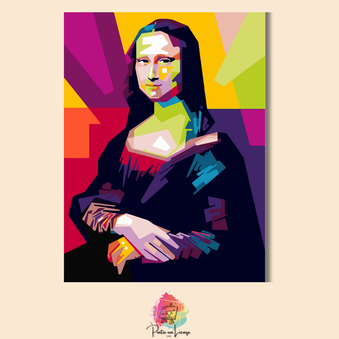 Kit para pintar por números - La Monalisa