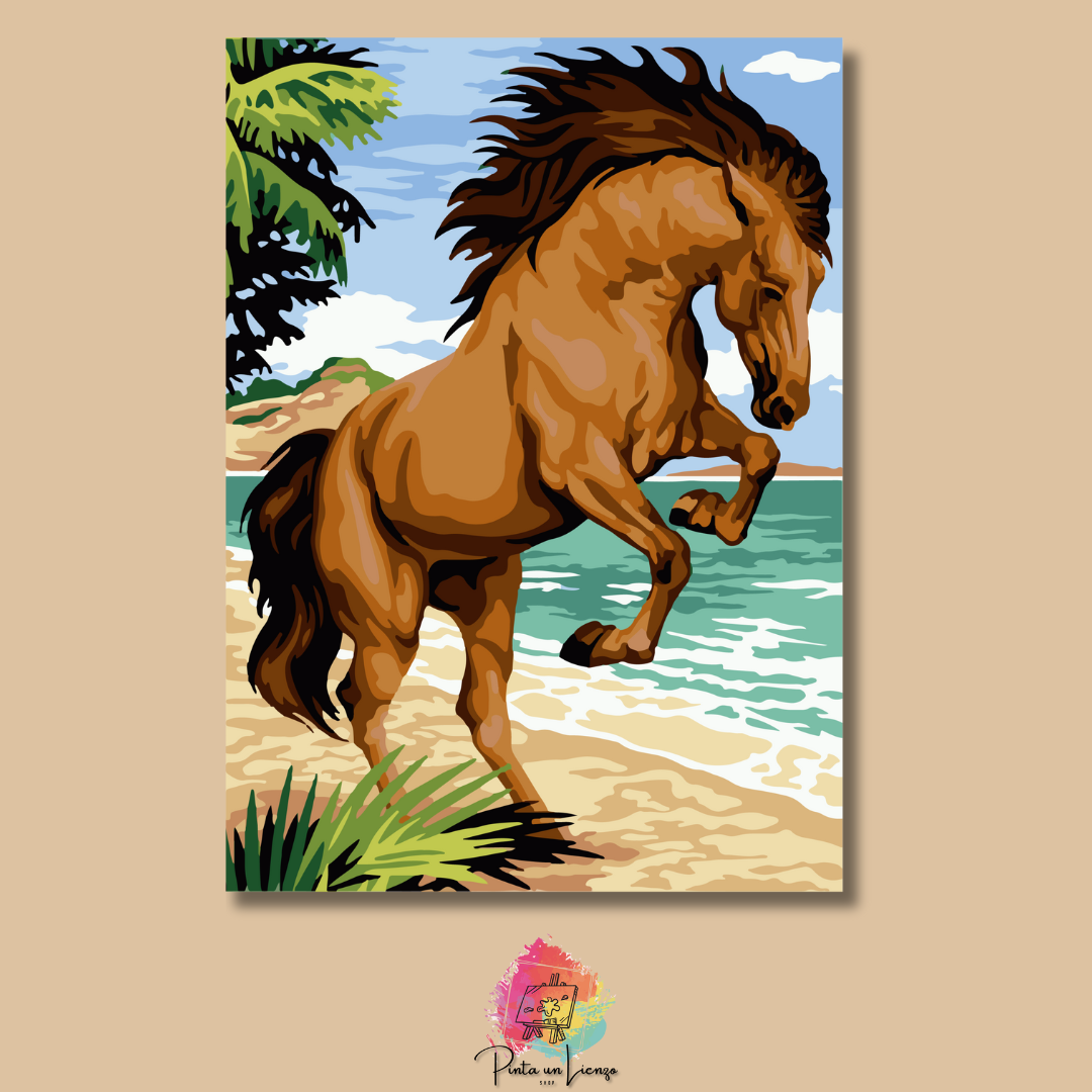 Kit De 5 Caballos De Carreras De Madera Para Pintar – Manualidad Infantil De 15 Cm, Fáciles De Montar Y Con Ruedas, Ideal Para Regalar