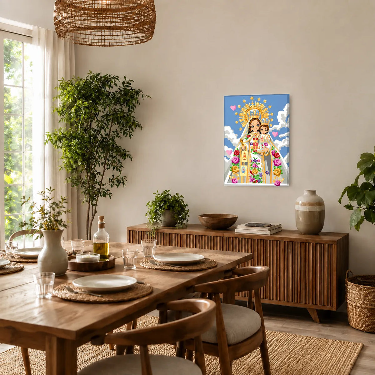 Kit pinta por números - Virgen de la Misericordia