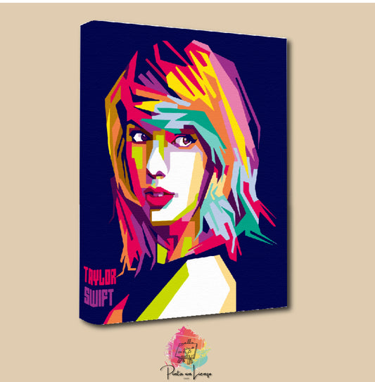 Kit de Lienzo para pintar por números - Taylor Swift