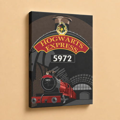 Kit de Lienzo para pintar por números - Tren Hogwarts Express Harry Potter