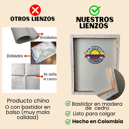 Kit para pintar por números - Jardín Mediterraneo