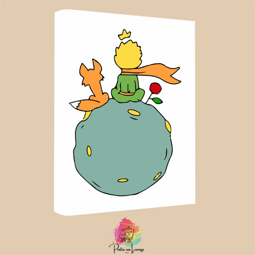 Kit de Lienzo para pintar por números - El Principito niños