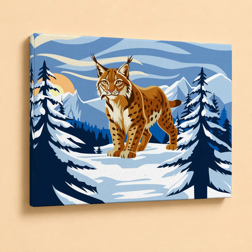 Kit de Lienzo para Pintar por Números - Lince